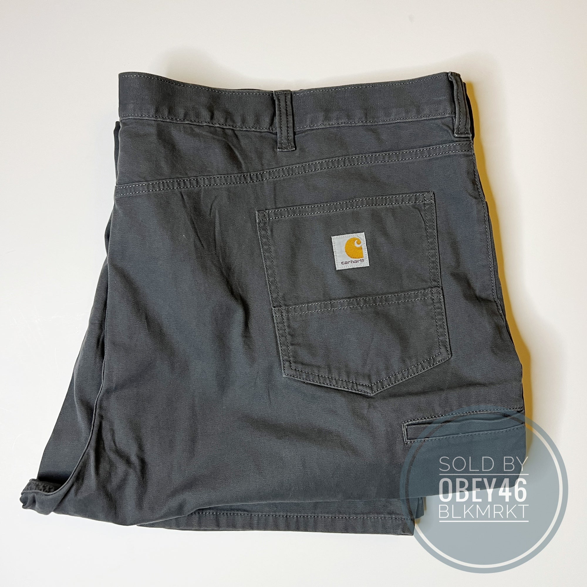 Carhartt Rugged Flex Relaxed Fit 5 Pocket Gray Work Pants 54x32